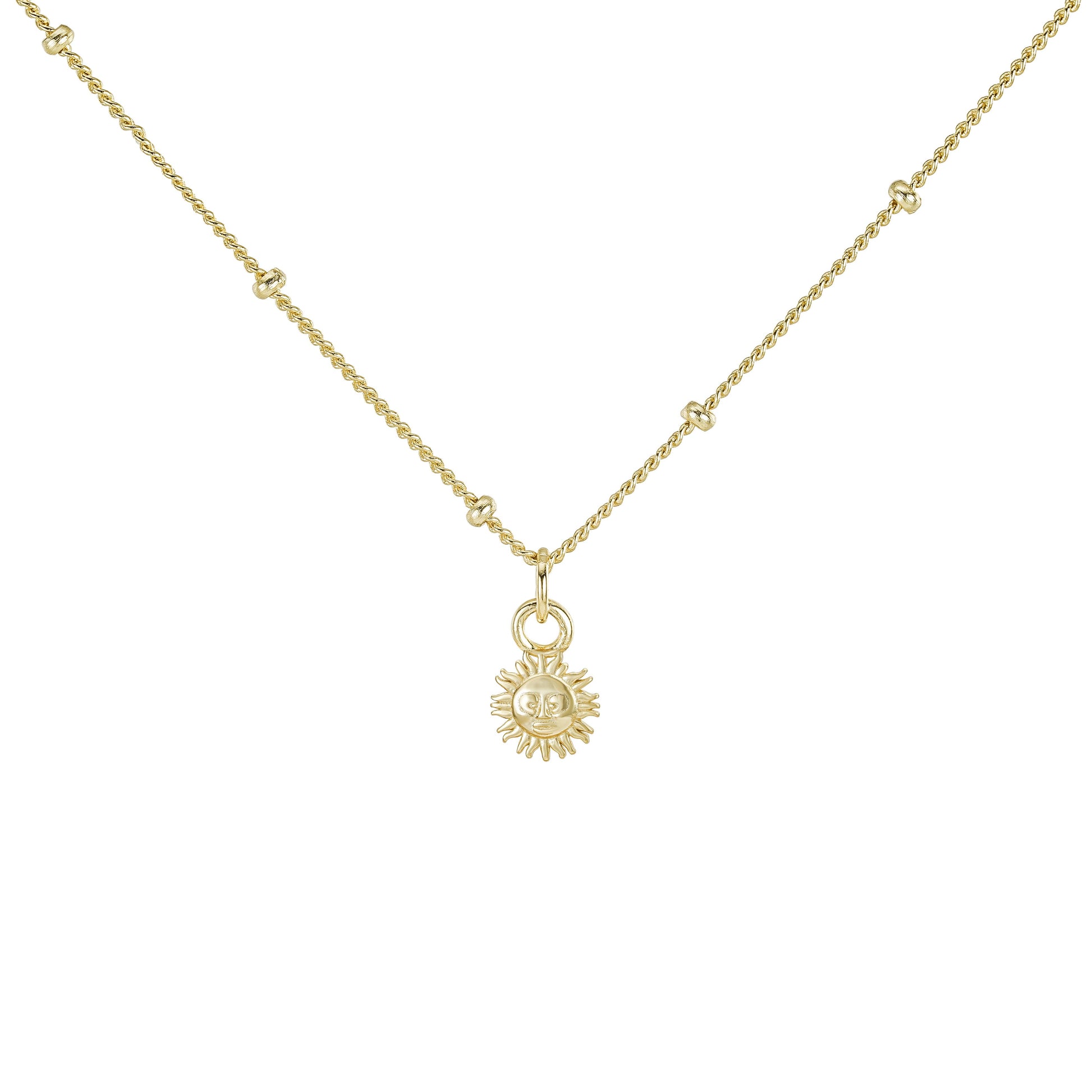 The Salty Gem Sierra Sun Necklace
