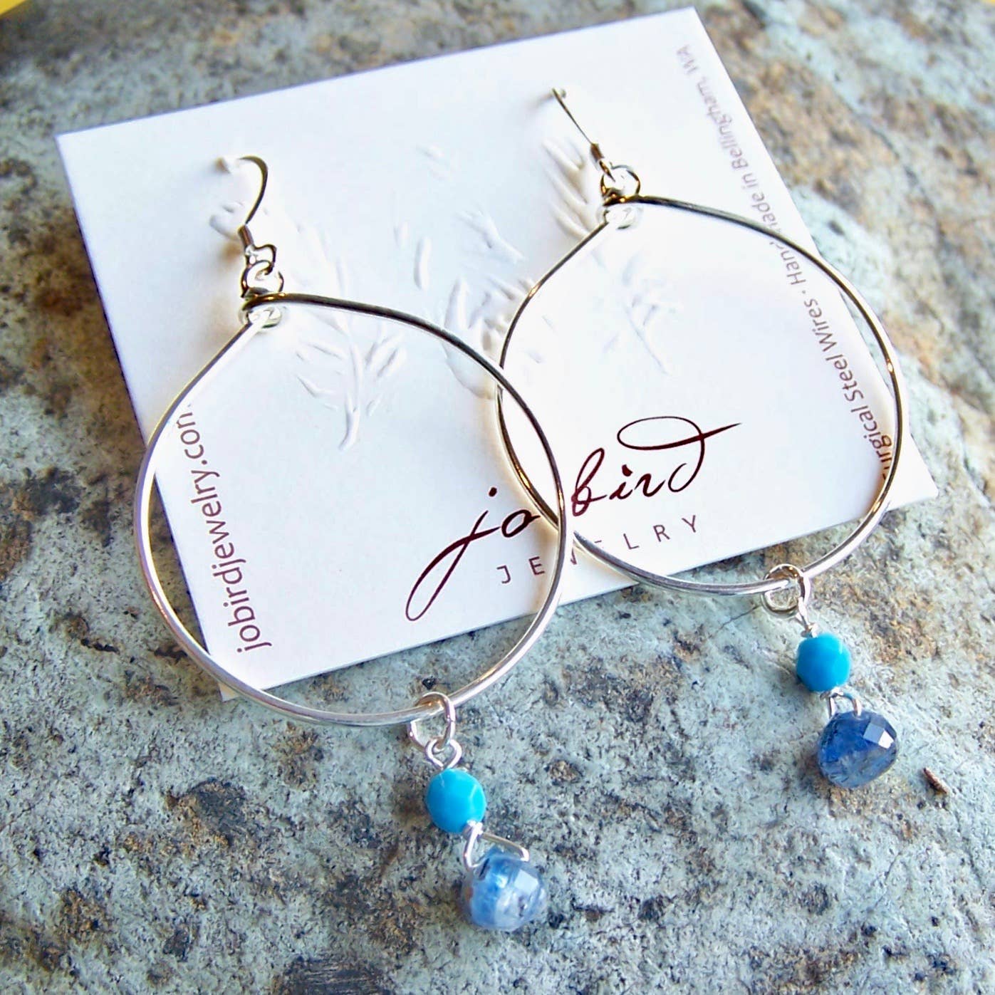 Jo Bird Jewelry Kyanite Hoops