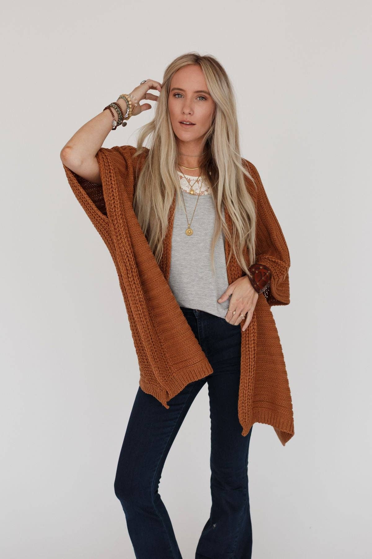 Three Bird Nest So Deserving Knit Cardigan