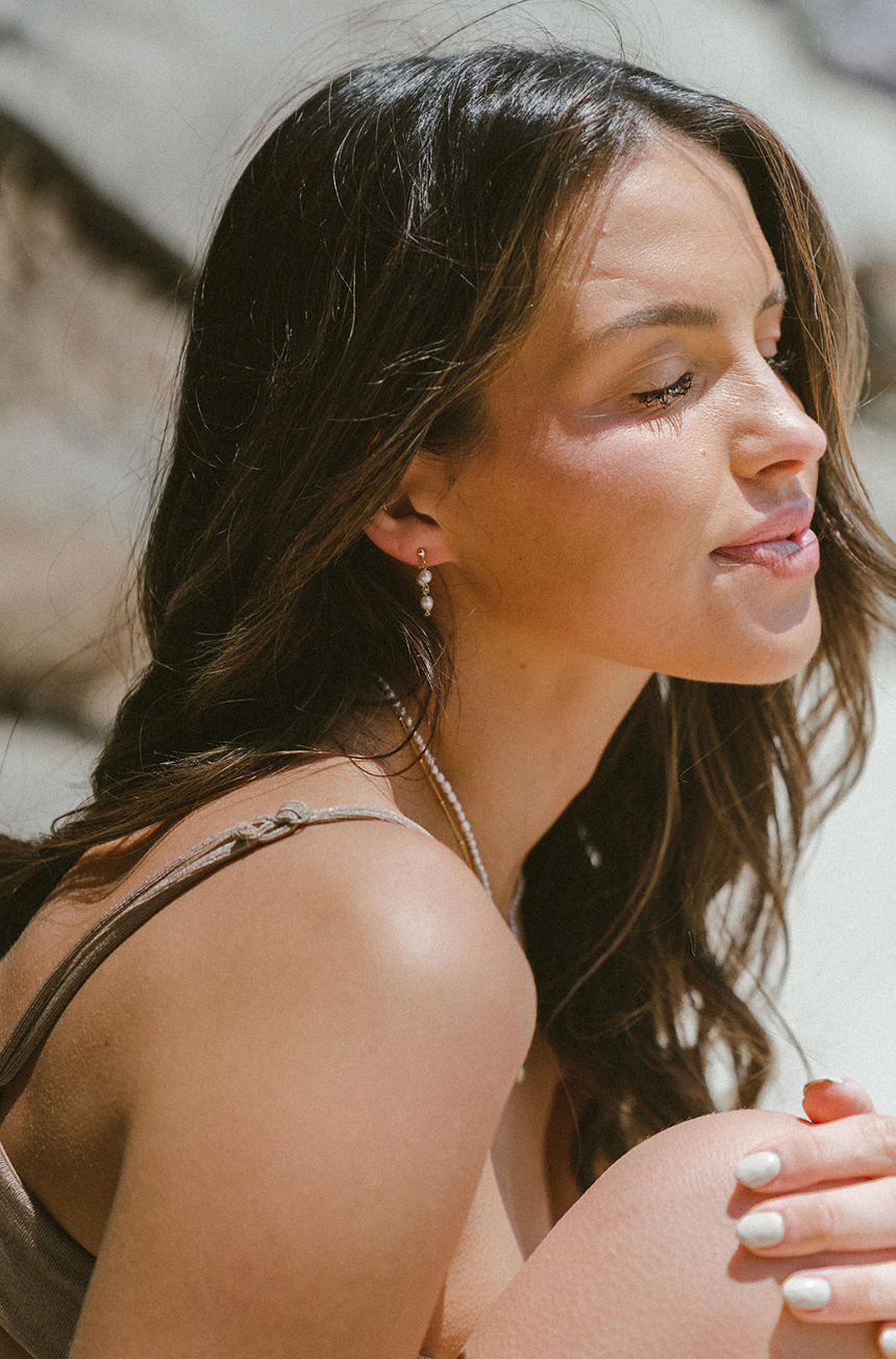 LOVE NOTES PEARL EARRINGS