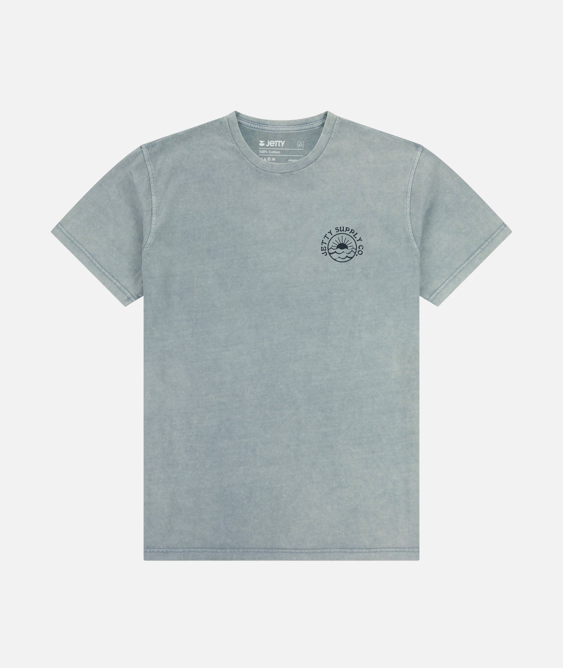 Jetty Waiting on Waves Tee - Light Blue Light Blue