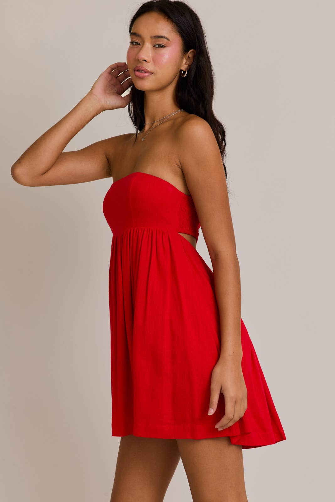 BABYDOLL TUBE DRESS