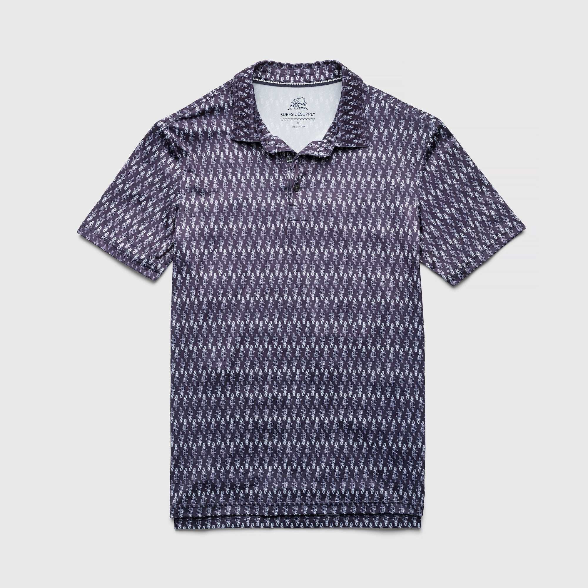SURFSIDESUPPLY GARY PERFORMANCE POLO - Navy Hula Navy Hula
