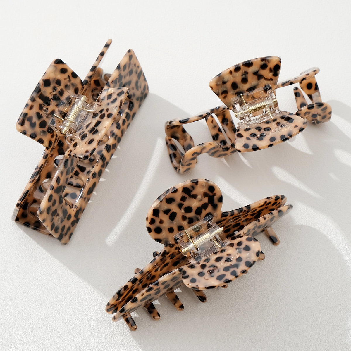 Wild Leopard Claw Clip