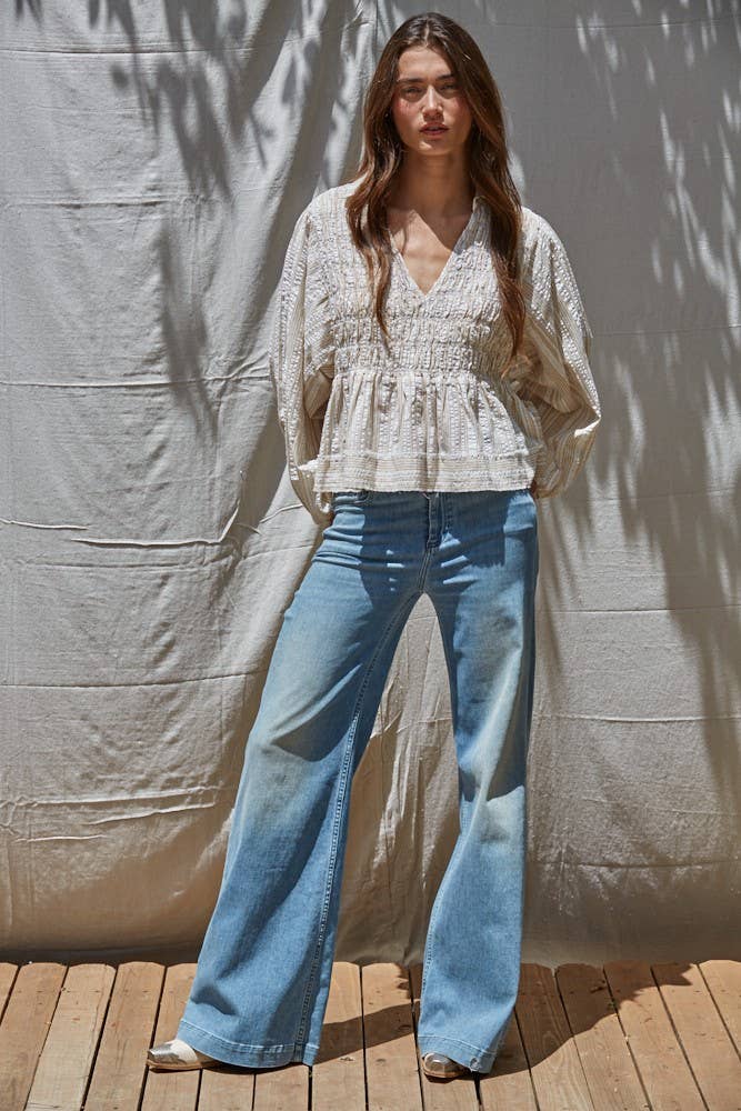 By Together Autumn Striped Top