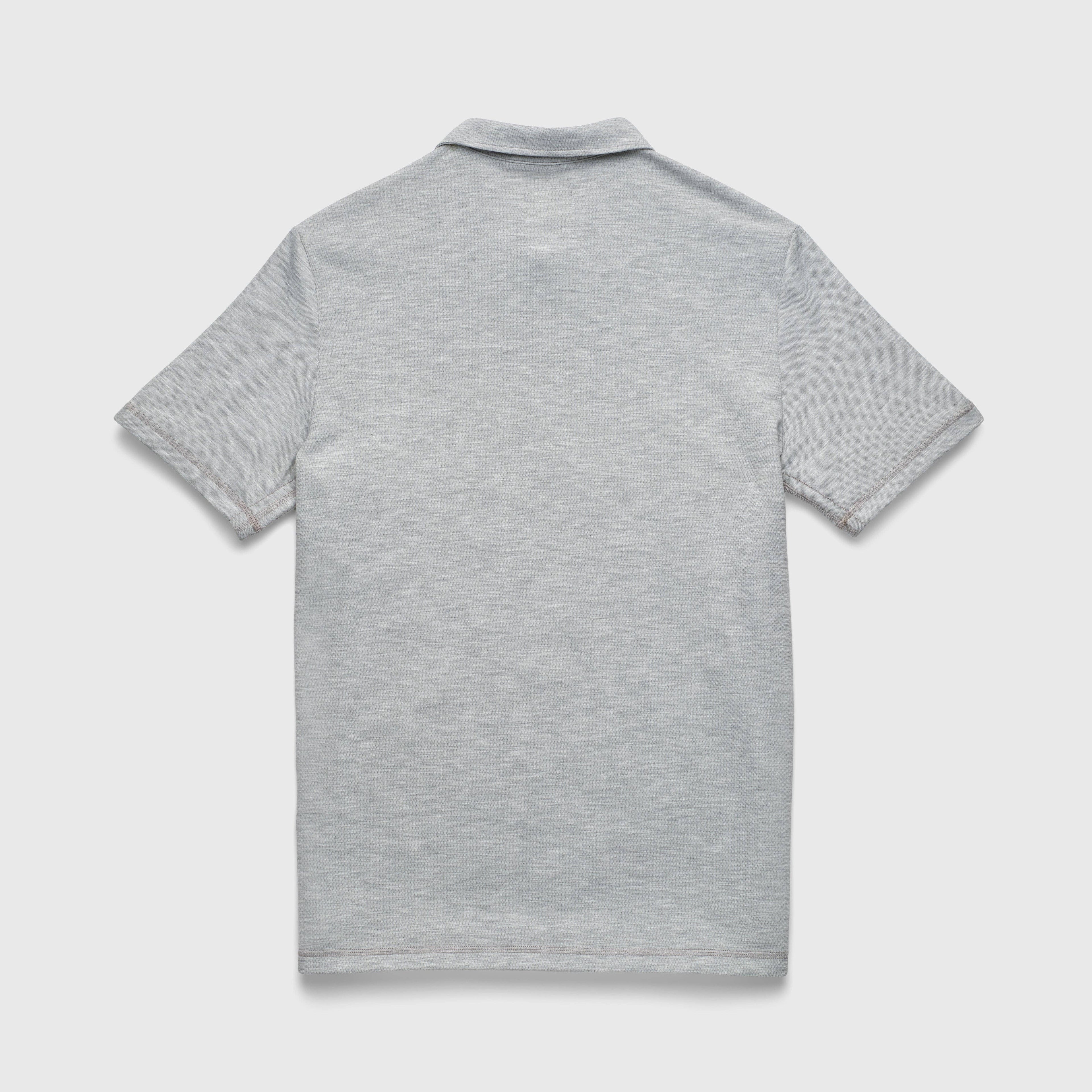 SURFSIDESUPPLY Ryan Pique Polo - Heather Grey