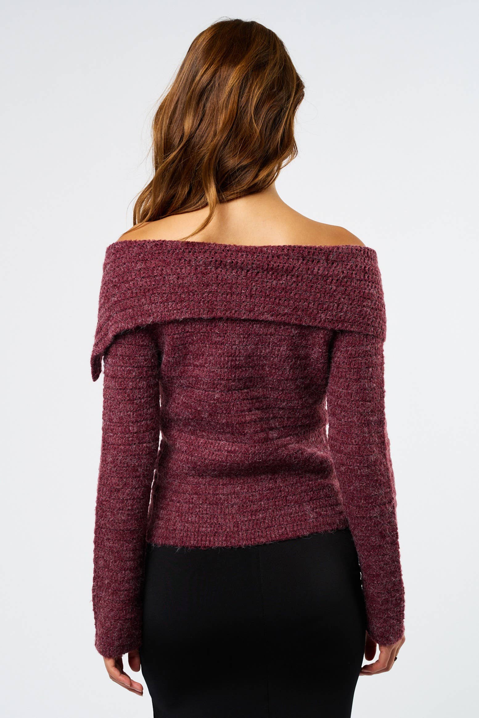 Blue Blush Wine Night Sweater Top