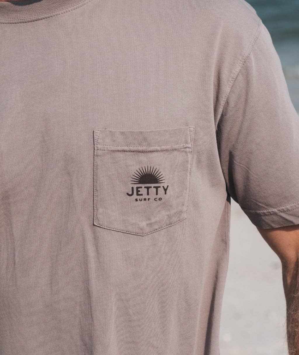 Jetty Sunbeam Pocket Tee - Cinder