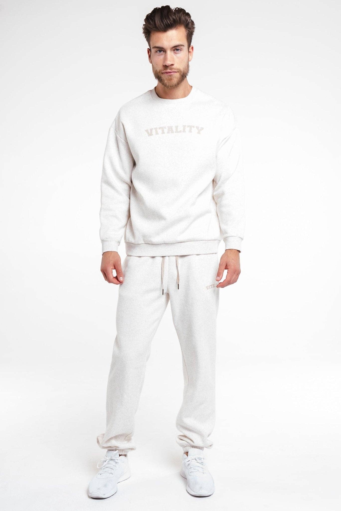 Vitality Vitality Cozy® Uni Jogger - Oat Marl - Varsity