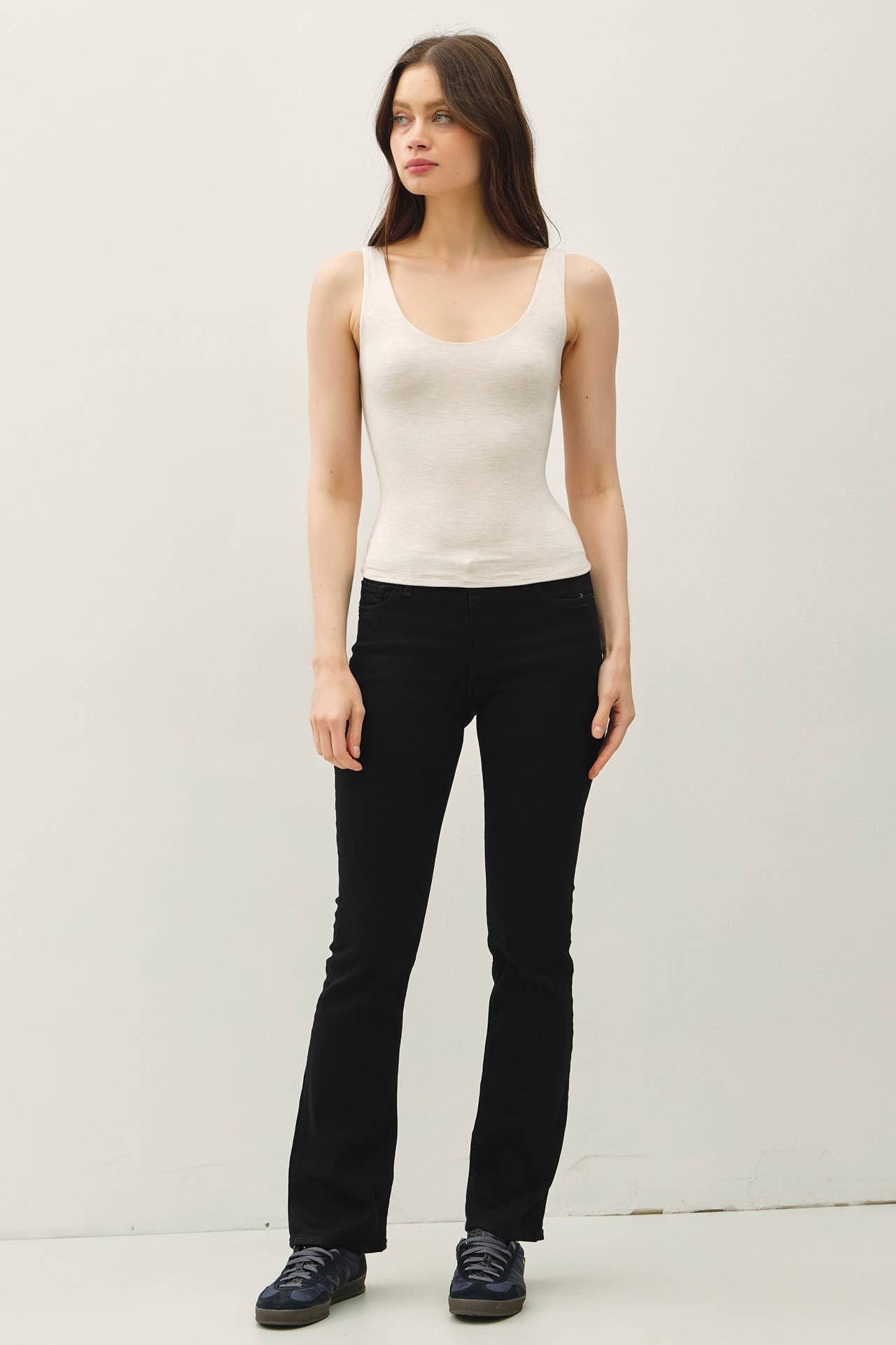 Be Cool BASIC THREADS SCOOP NECK TANK