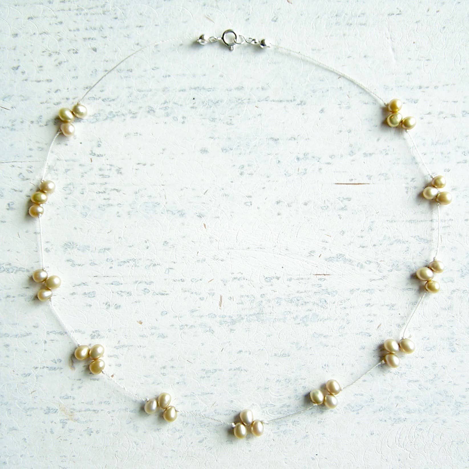 Jo Bird Jewelry Knotted Pearl Necklace - Rain Necklace