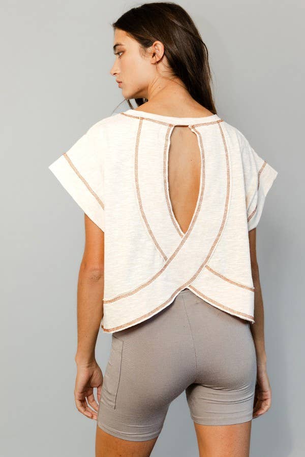 BUCKETLIST Paige Open Back Top