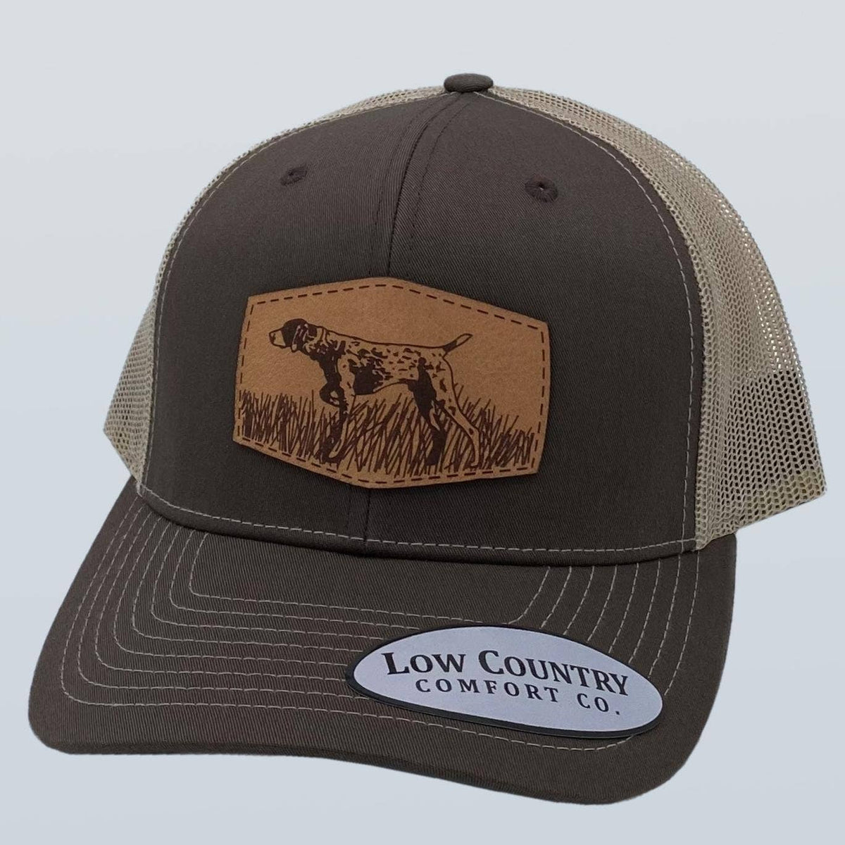 Riverbed Threads German Shorthaired Pointer Patch Brown/Khaki Hat