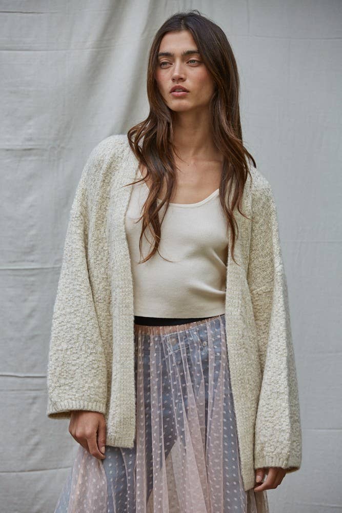 By Together Marshmallow Fluff Cardigan