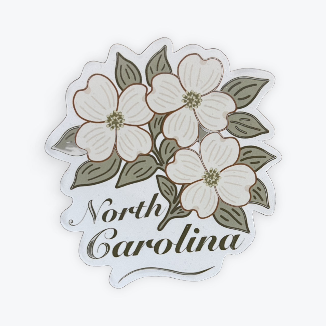 Coastal Threads NC FLOWER STICKER