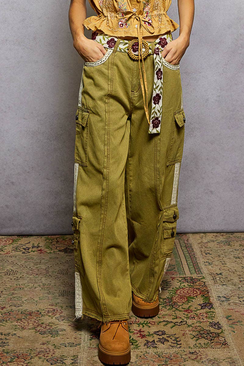 Pol Clothing Electric Forest Belt
