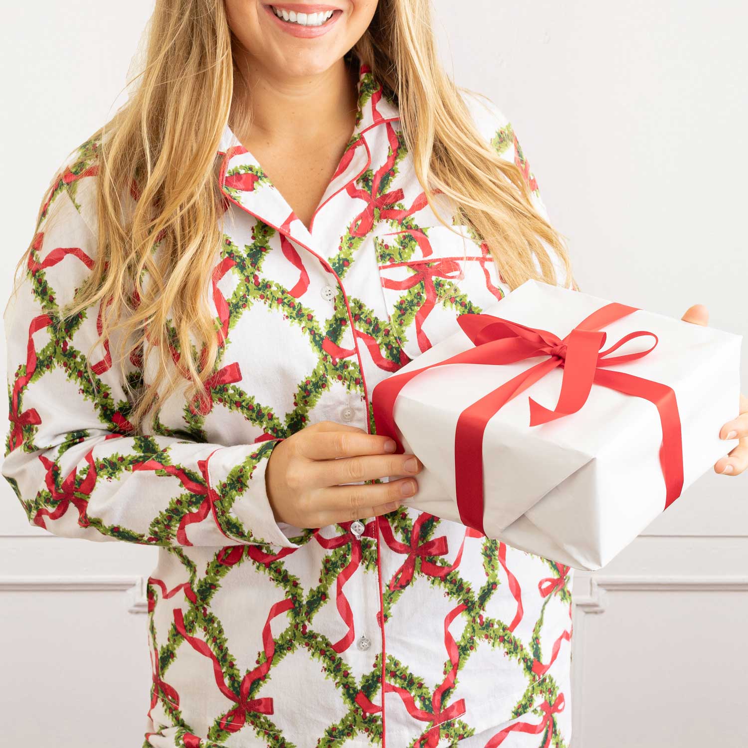8 Oak Lane Deck the Halls Flannel PJ Set