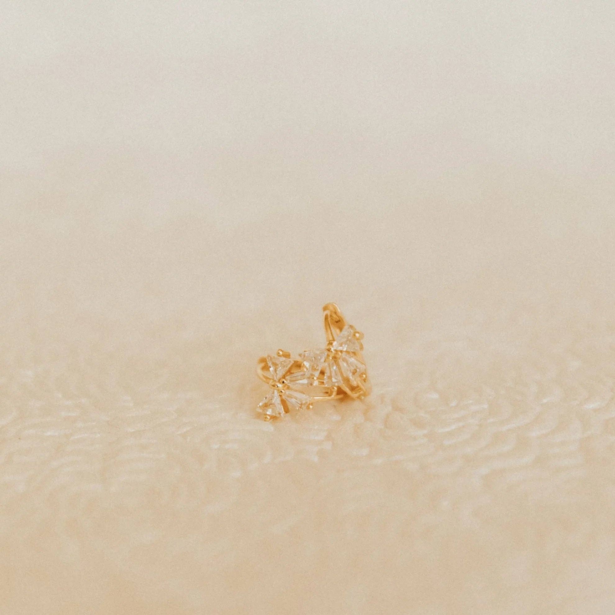 Mauve Jewelry Co. Lucy Diamond Bow Hoops