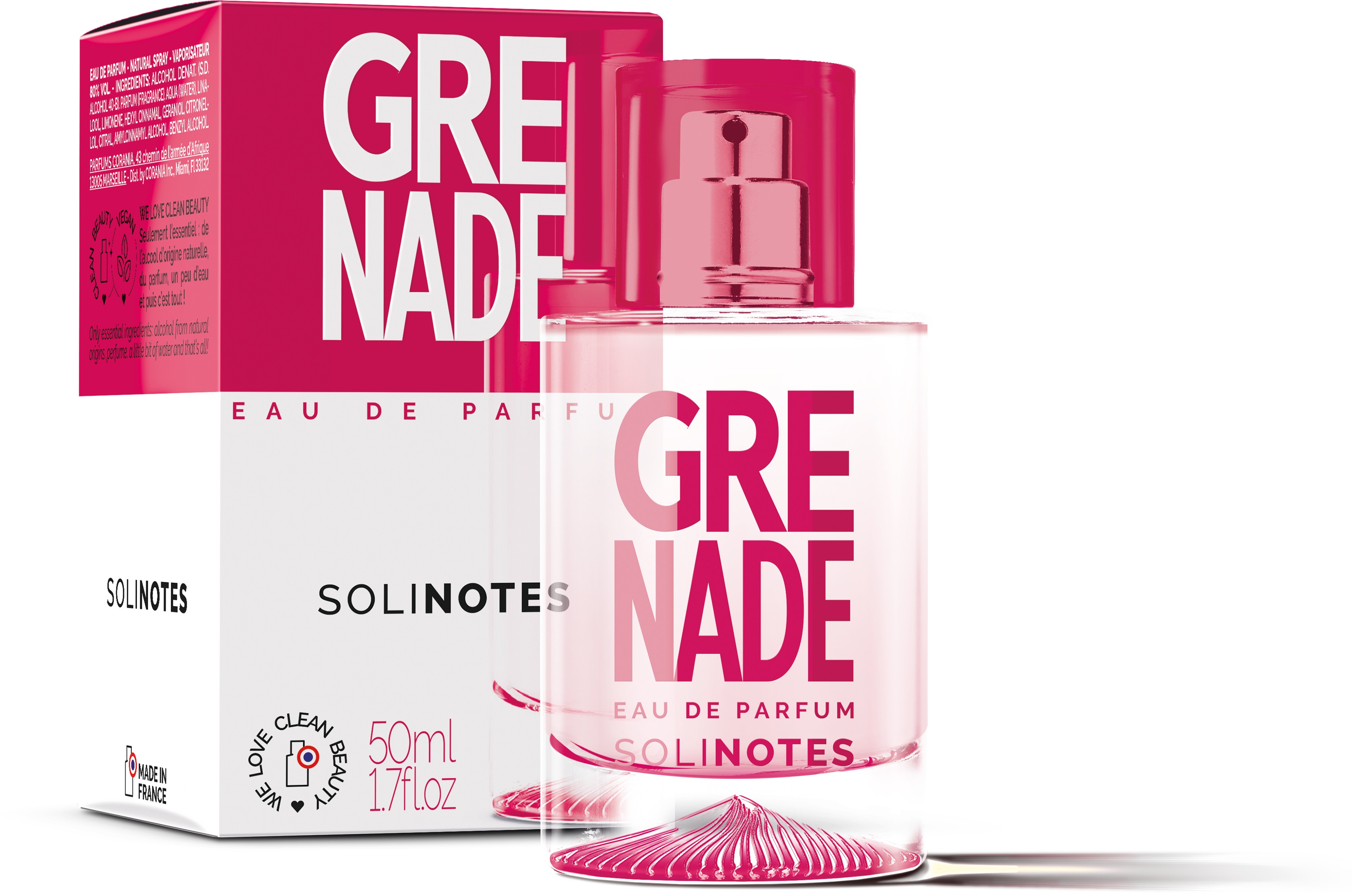 Solinotes Pomegranate Perfume 1.7 oz - CLEAN BEAUTY