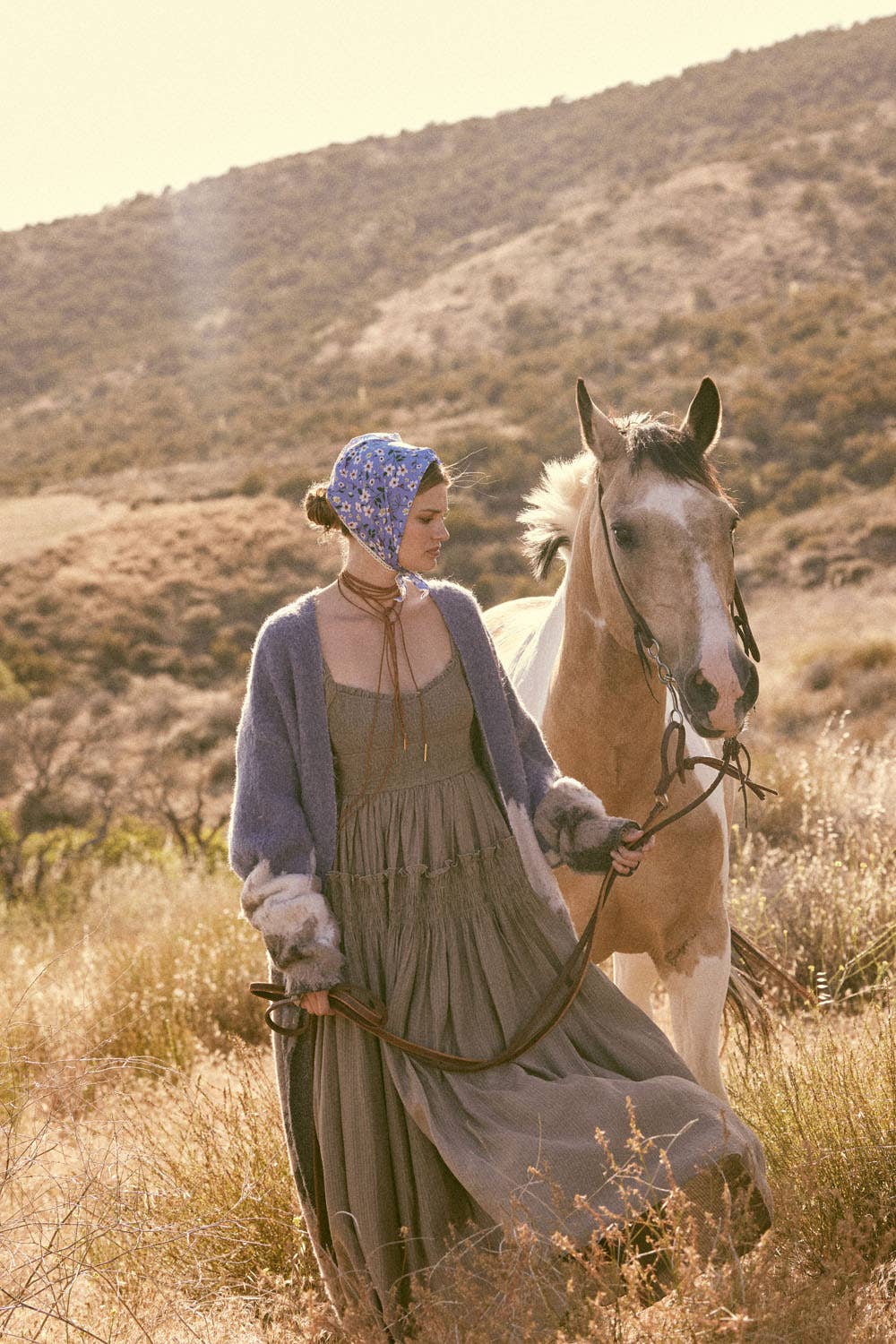 Promesa USA Fern Maxi Peasant Dress