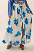 Promesa USA Boardwalk Maxi Skirt BLUE
