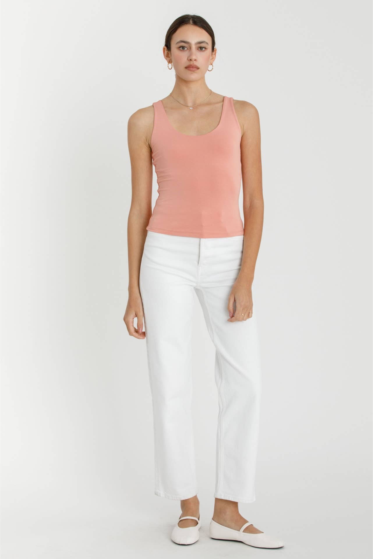 Be Cool BASIC THREADS SCOOP NECK TANK