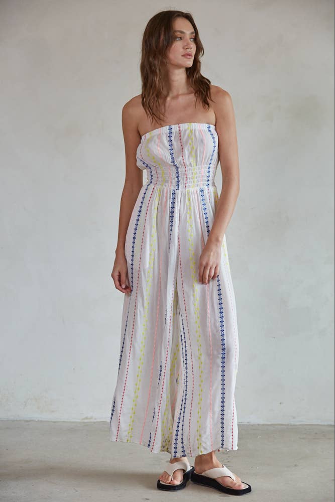 By Together Sunrise Jumpsuit White Multi