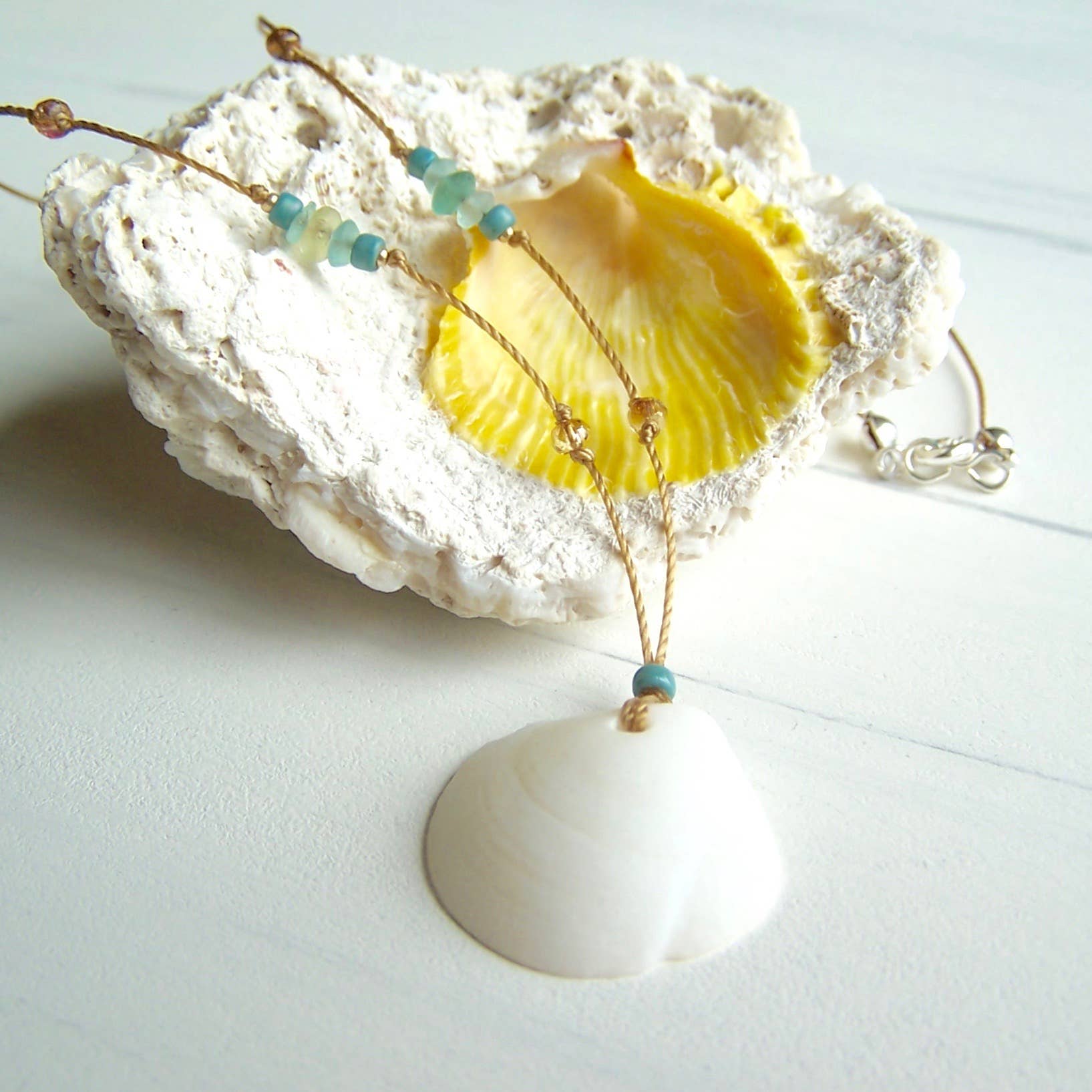 Jo Bird Jewelry Sanibel Shell Necklace