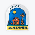 Coastal Threads LOCAL FARMERS STICKER
