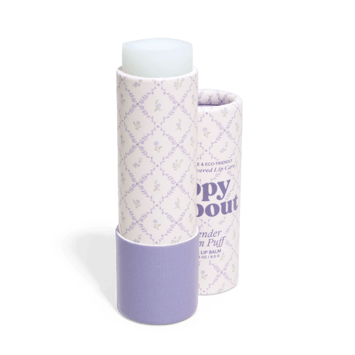 Poppy & Pout Lavender Cream Puff Lip Balm