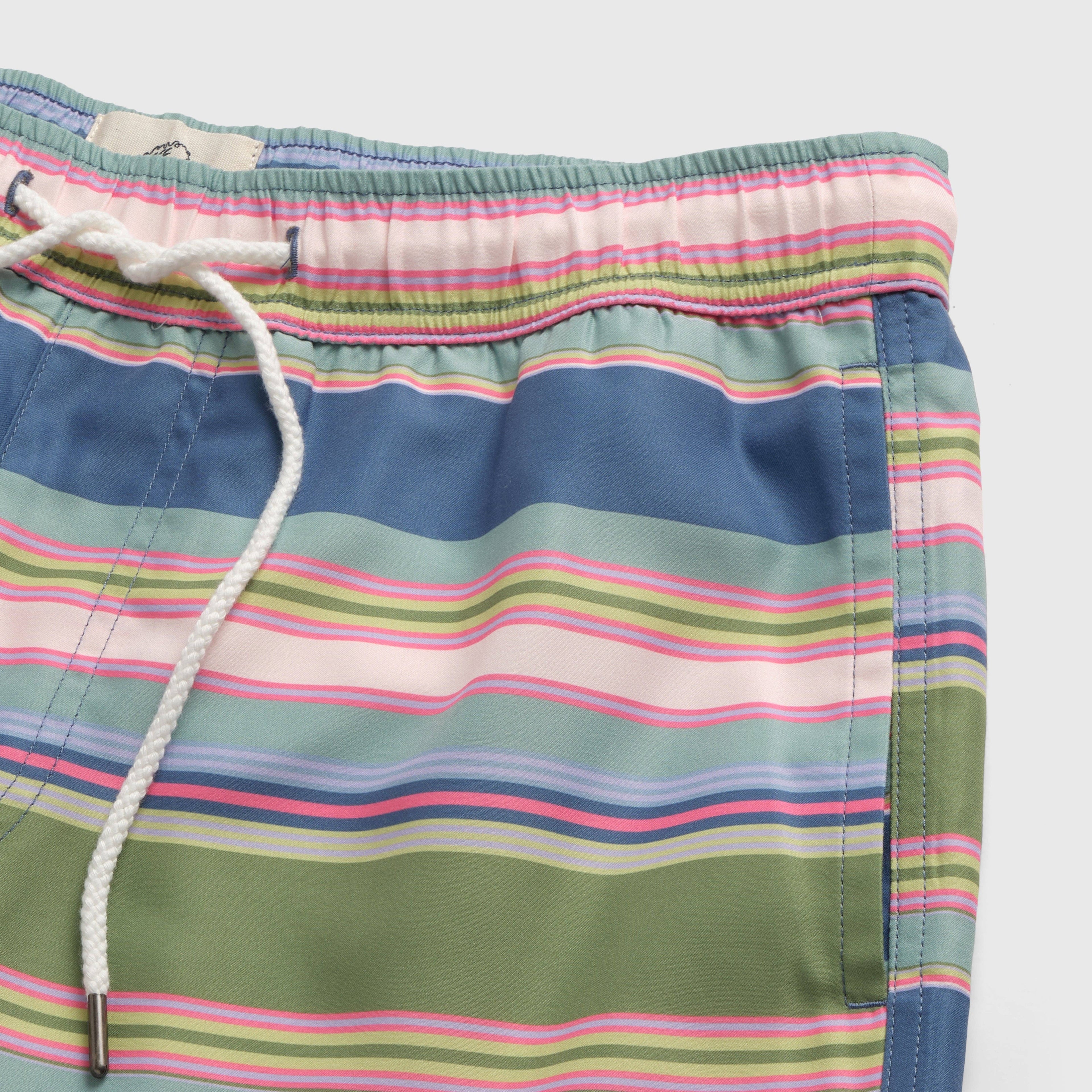 SURFSIDESUPPLY Jimmy 5" Retro Volley - Retro Stripe