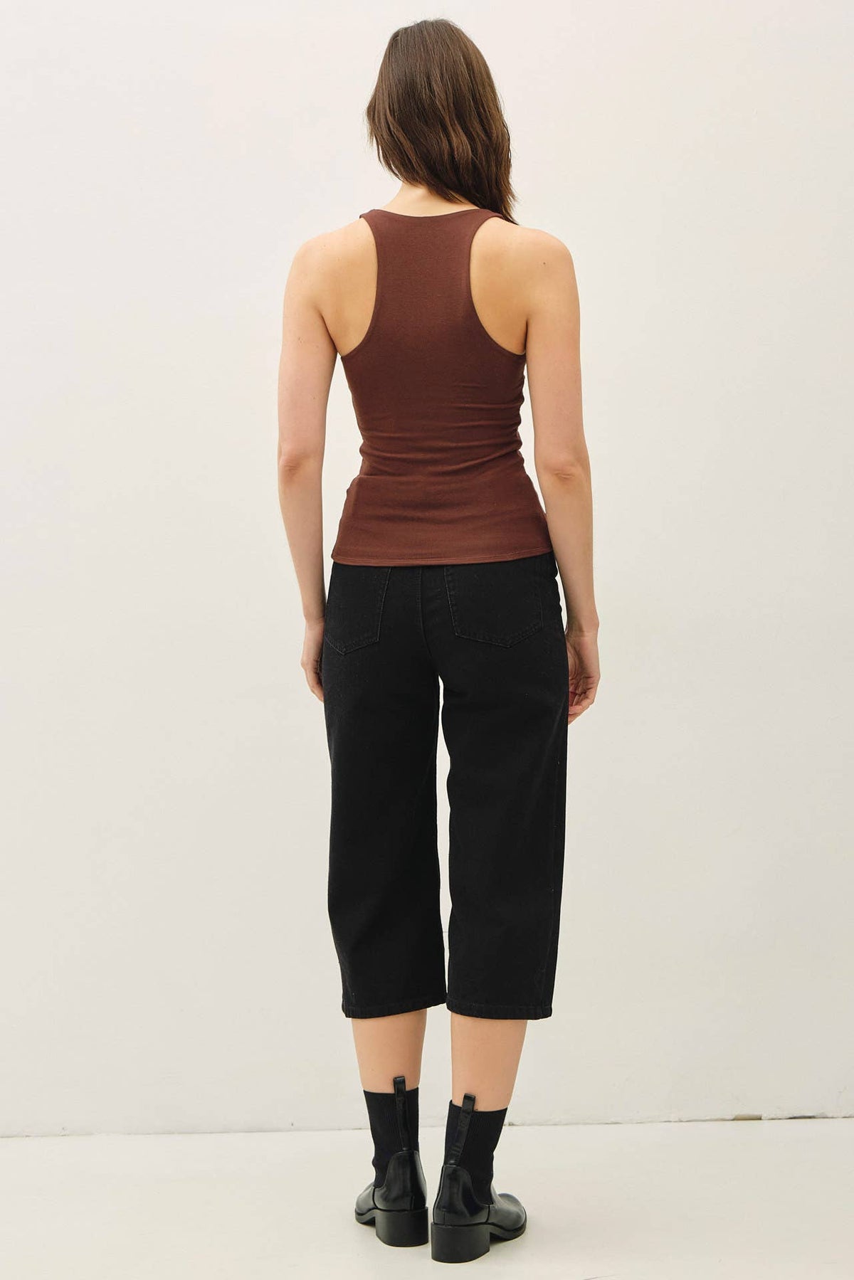 Be Cool BASIC THREADS V-NECK RACER BACK TANK