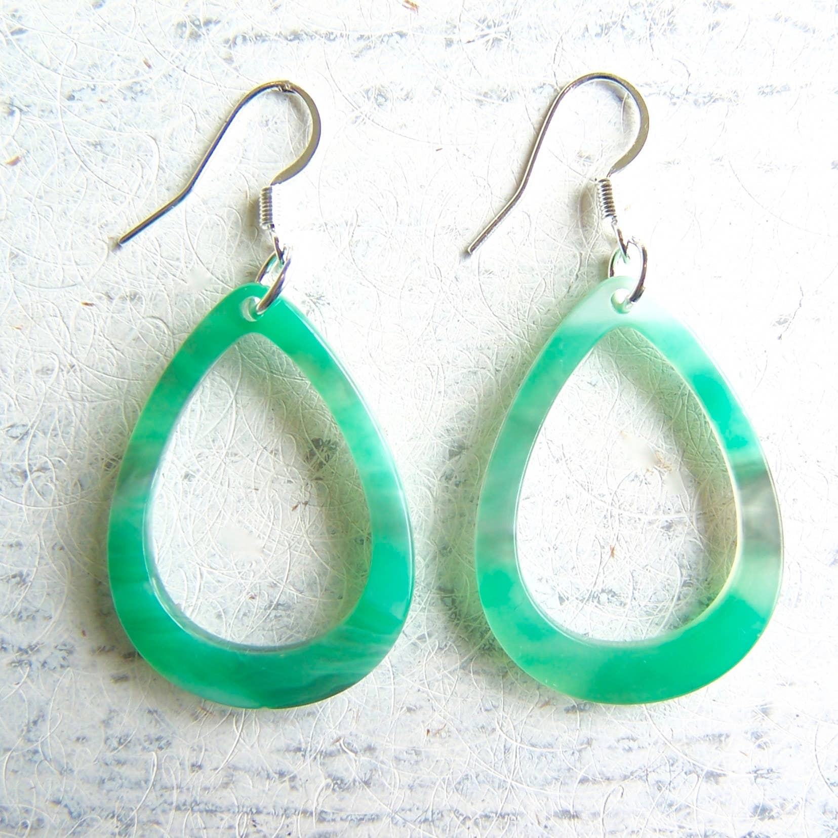 Jo Bird Jewelry Acetate Teardrops - Tropical Colors