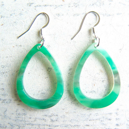 Jo Bird Jewelry Acetate Teardrops - Tropical Colors