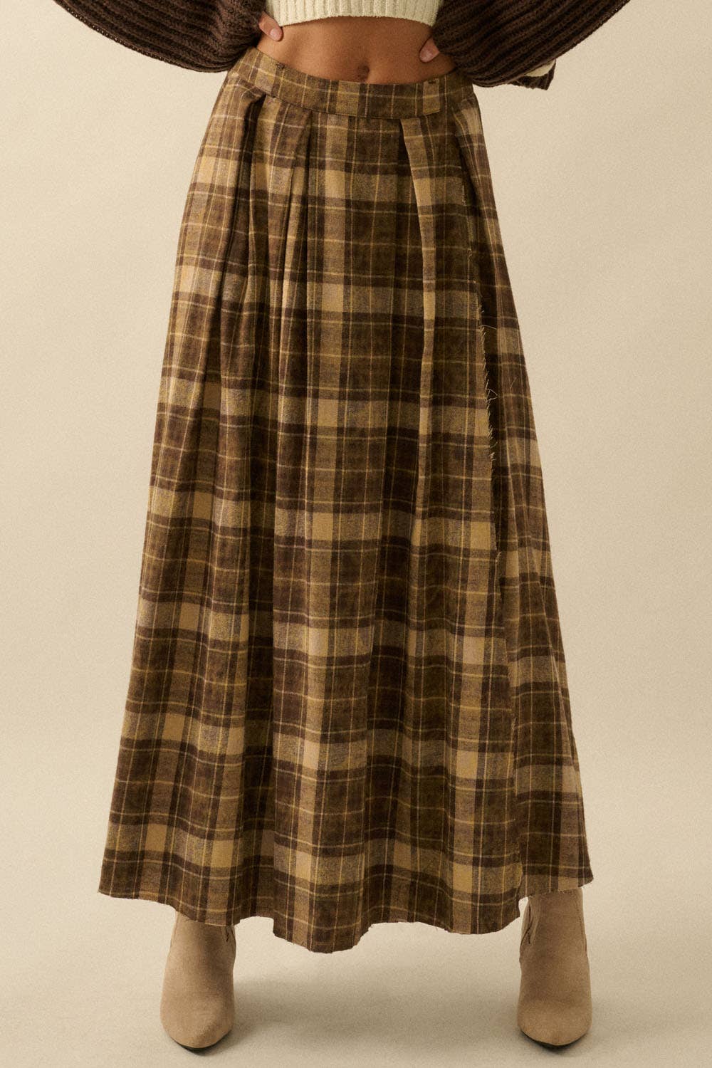 Promesa USA Prairie Plaid Maxi