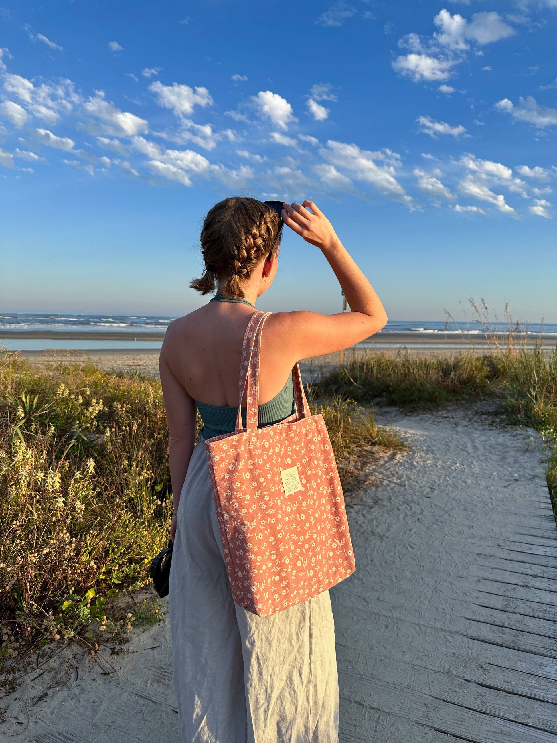Sun Freckled Studio Sienna Flora Tote Bag