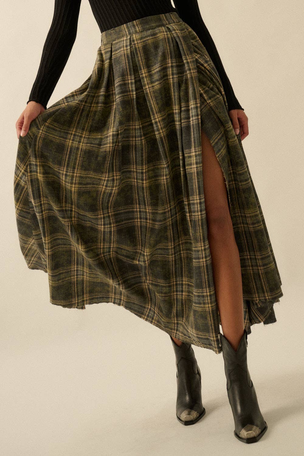 Promesa USA Prairie Plaid Maxi