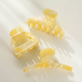 Adorro Limoncello Claw Clip Half Circle Assorted