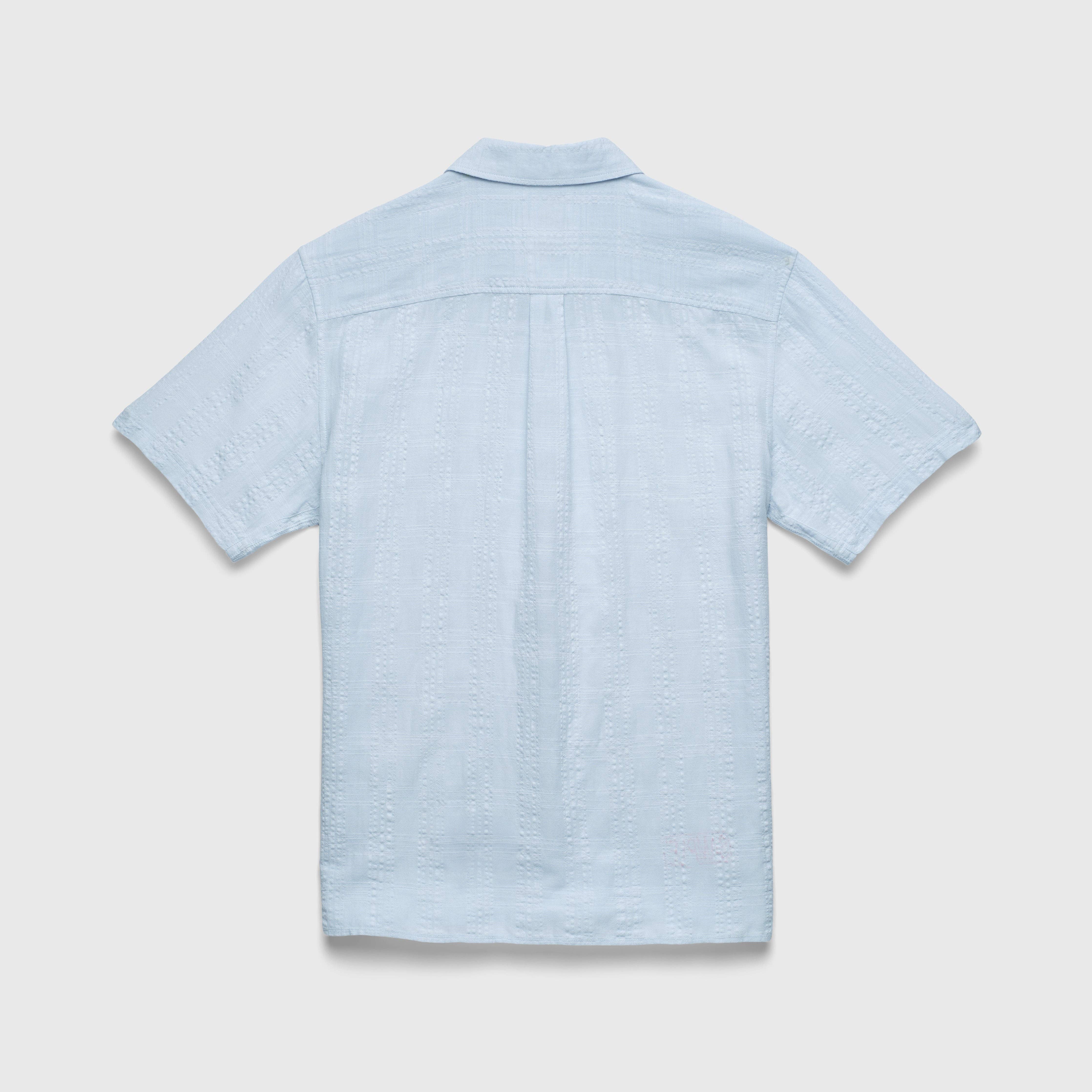 SURFSIDESUPPLY Joseph Textured S/S Shirt - Light Blue