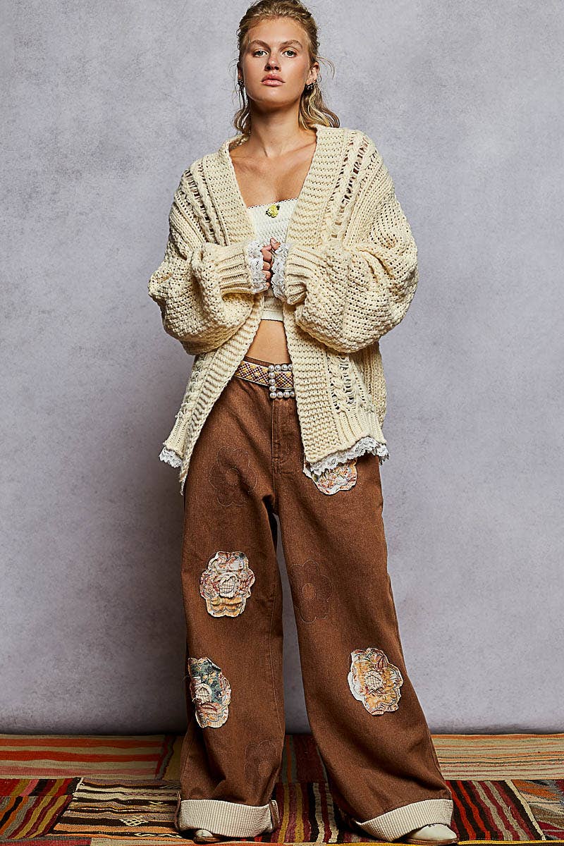 Pol Clothing Sipping Cider Cardigan