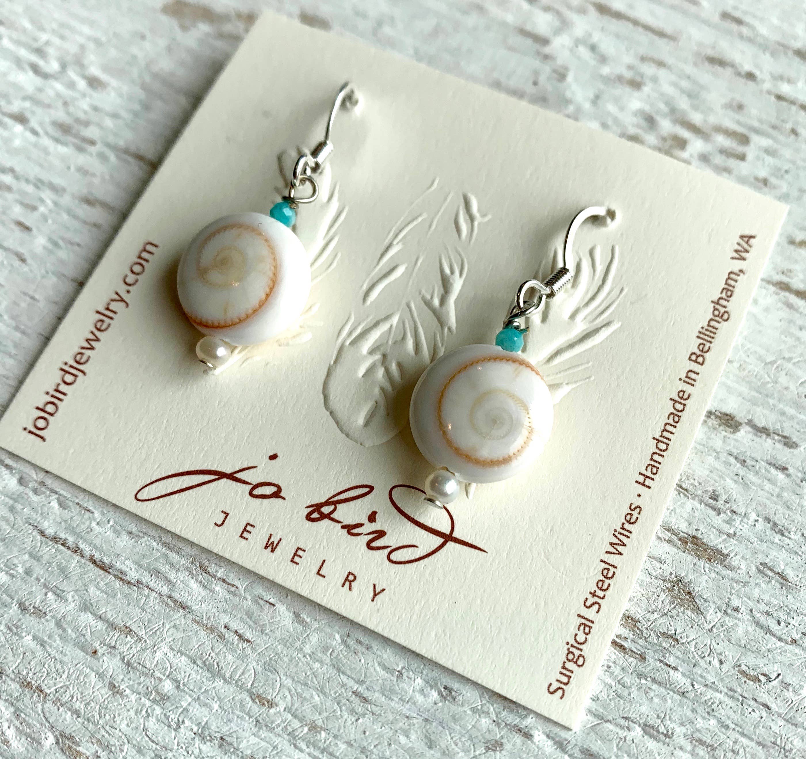 Jo Bird Jewelry Shiva Shell Earrings