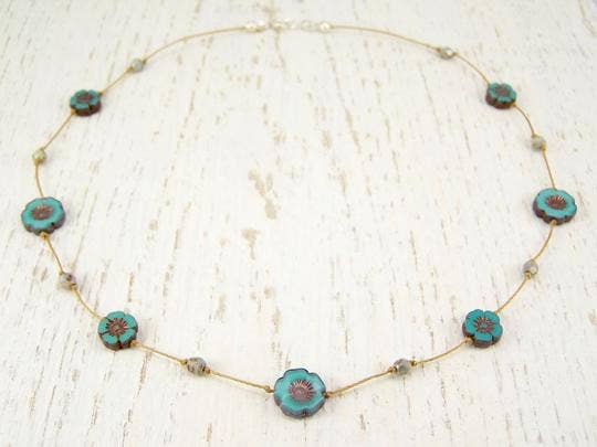 Jo Bird Jewelry Hibiscus Necklace