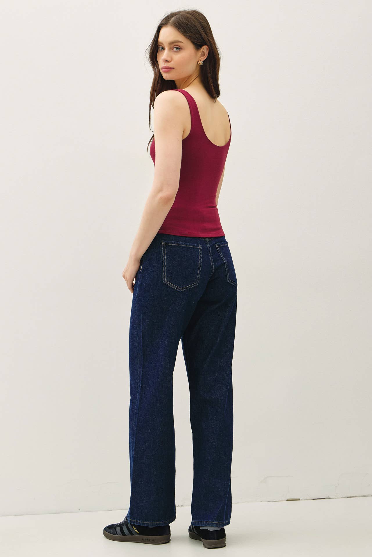 Be Cool BASIC THREADS SCOOP NECK TANK