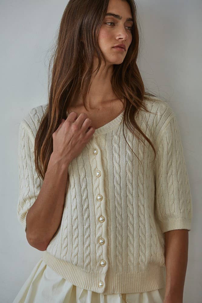 By Together Priscilla Button Down Cardigan