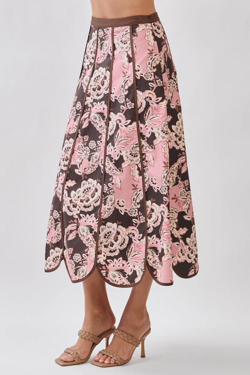TCEC Fall Funfetti Midi Skirt