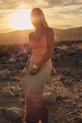 Promesa USA Golden Hour Maxi Dress Sunset