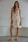 By Together Tea Party Dress Beige Multi