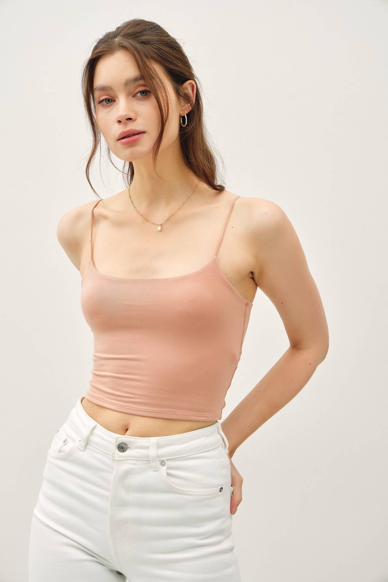 Be Cool BASIC THREADS CROPPED SPAGHETTI TANK