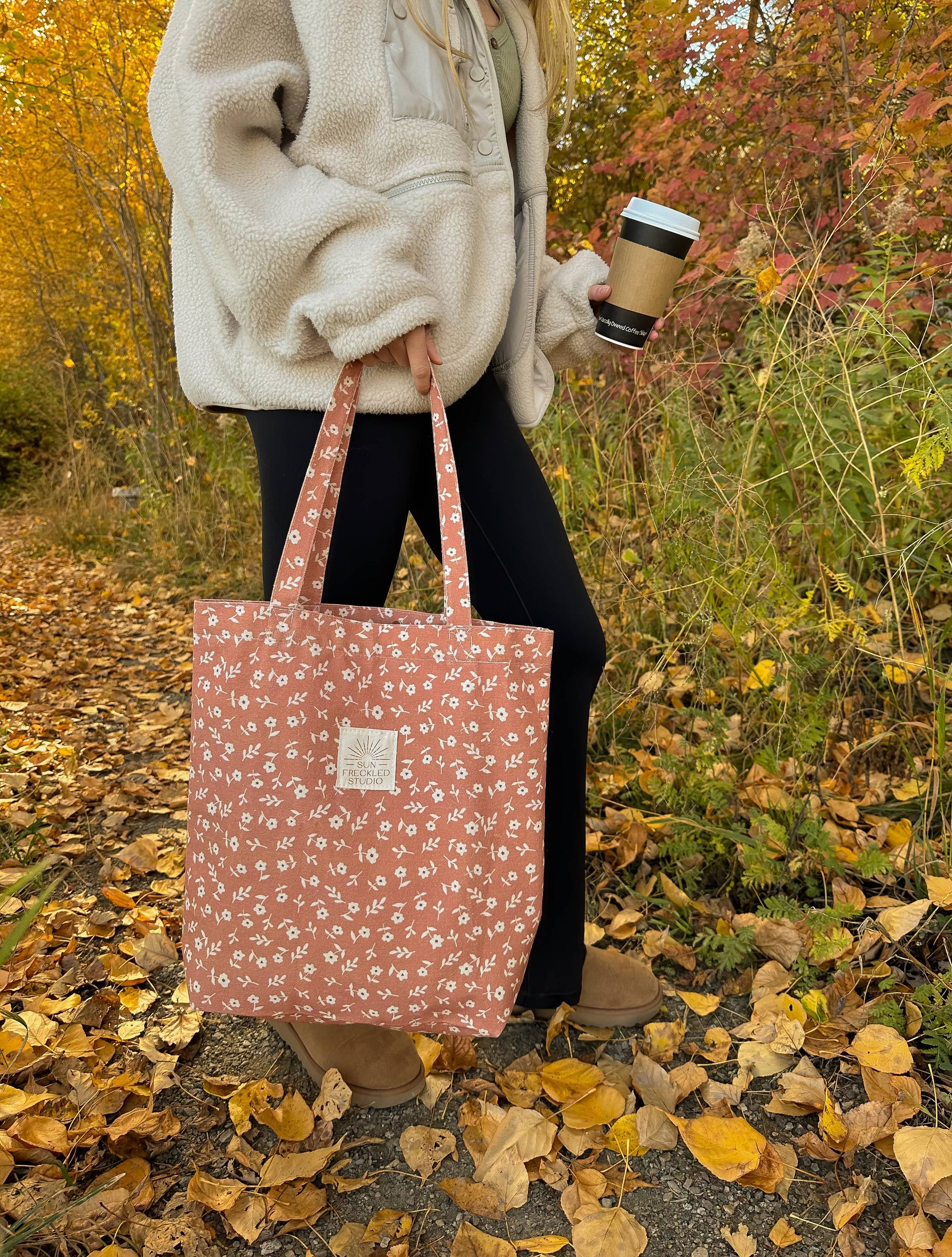 Sun Freckled Studio Sienna Flora Tote Bag
