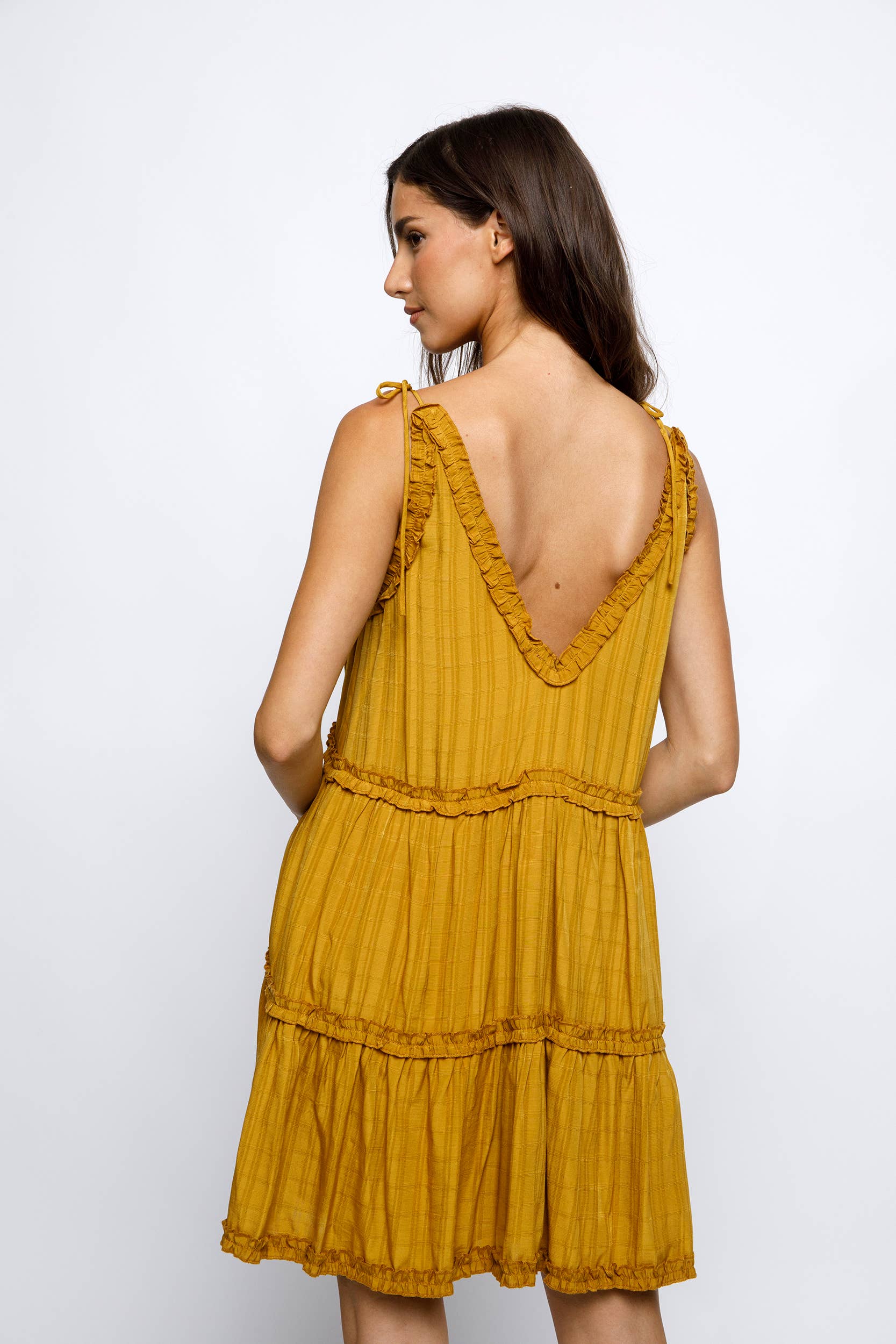 STORIA Cara Ruffled Mini Dress